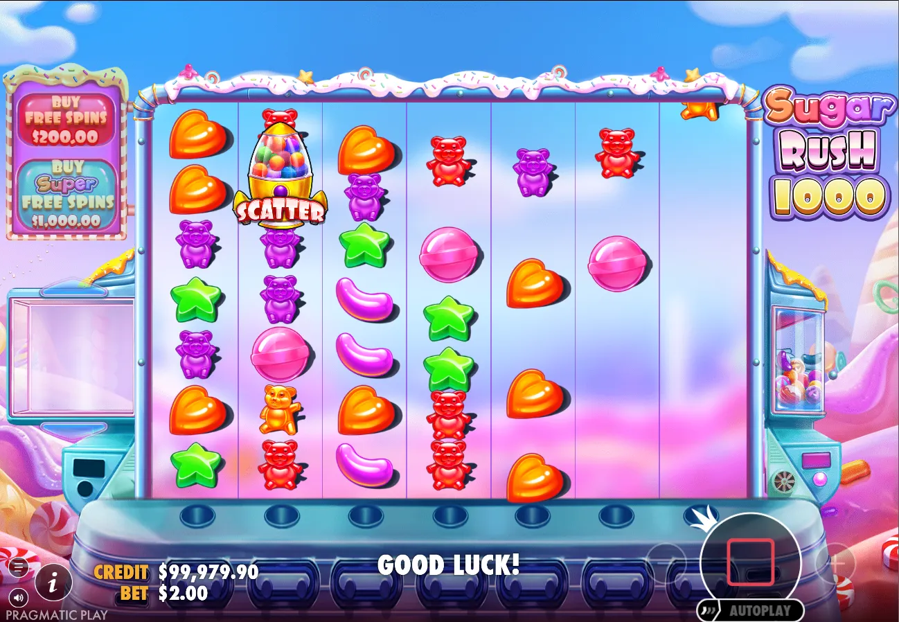 Sugar Rush 1000 Slot